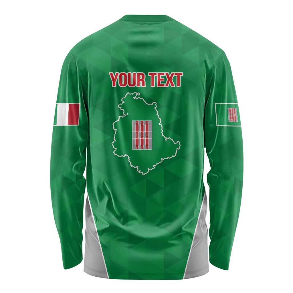 Personalized Italy Umbria Long Sleeve Shirt Inspiration Flags Style LT9