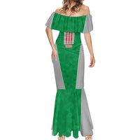 Personalized Italy Umbria Mermaid Dress Inspiration Flags Style LT9