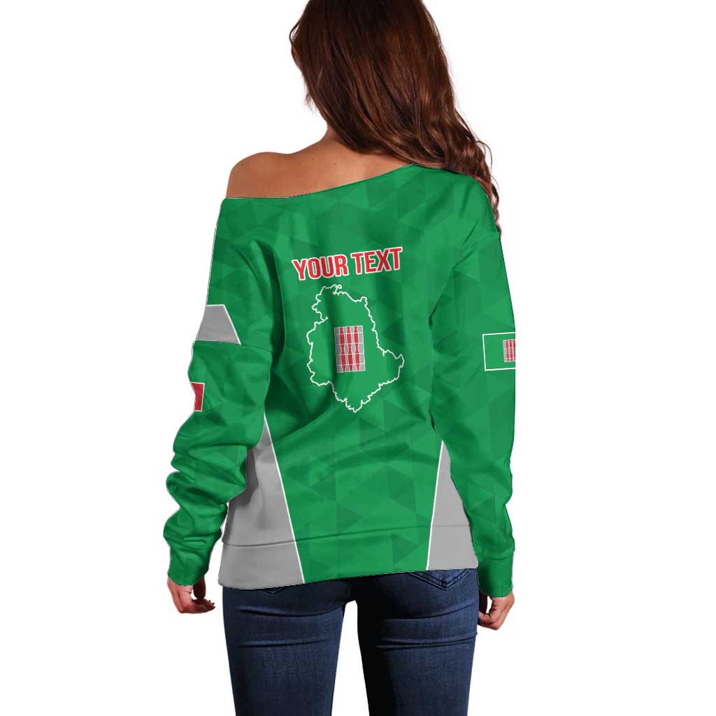 Personalized Italy Umbria Off Shoulder Sweater Inspiration Flags Style LT9