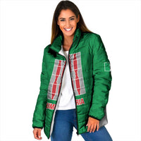 Personalized Italy Umbria Padded Jacket Inspiration Flags Style - Wonder Print Shop