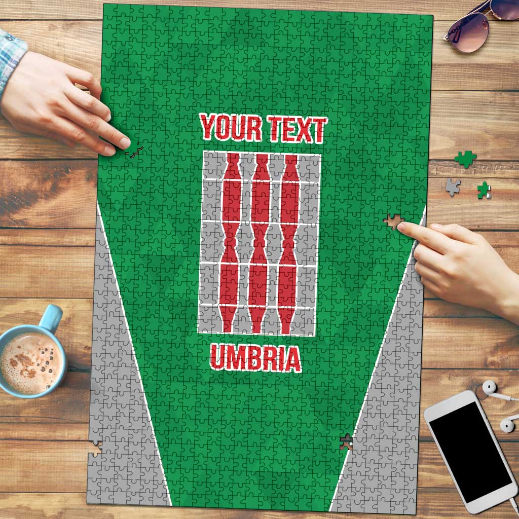 Personalized Italy Umbria Puzzle Inspiration Flags Style - Wonder Print Shop