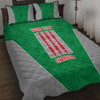 Personalized Italy Umbria Quilt Bed Set Inspiration Flags Style LT9