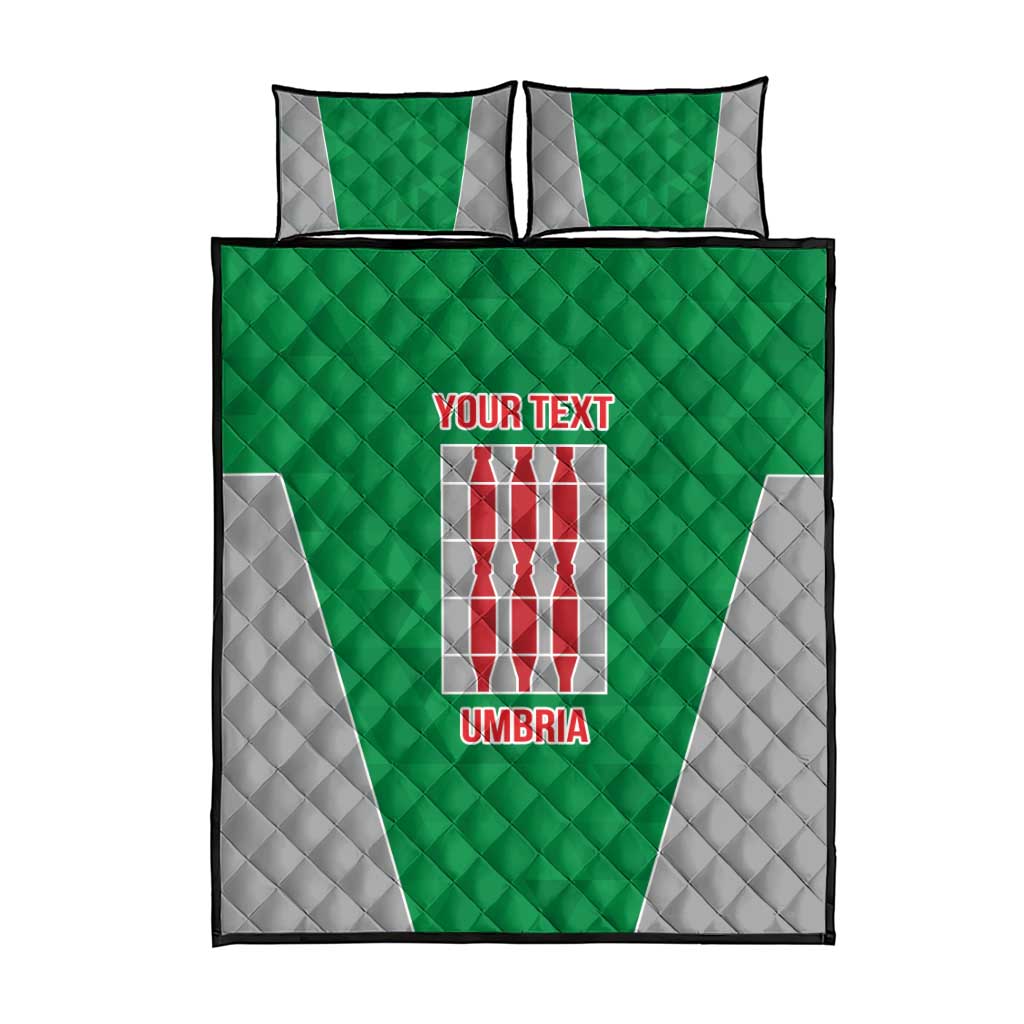 Personalized Italy Umbria Quilt Bed Set Inspiration Flags Style LT9