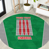 Personalized Italy Umbria Round Carpet Inspiration Flags Style LT9