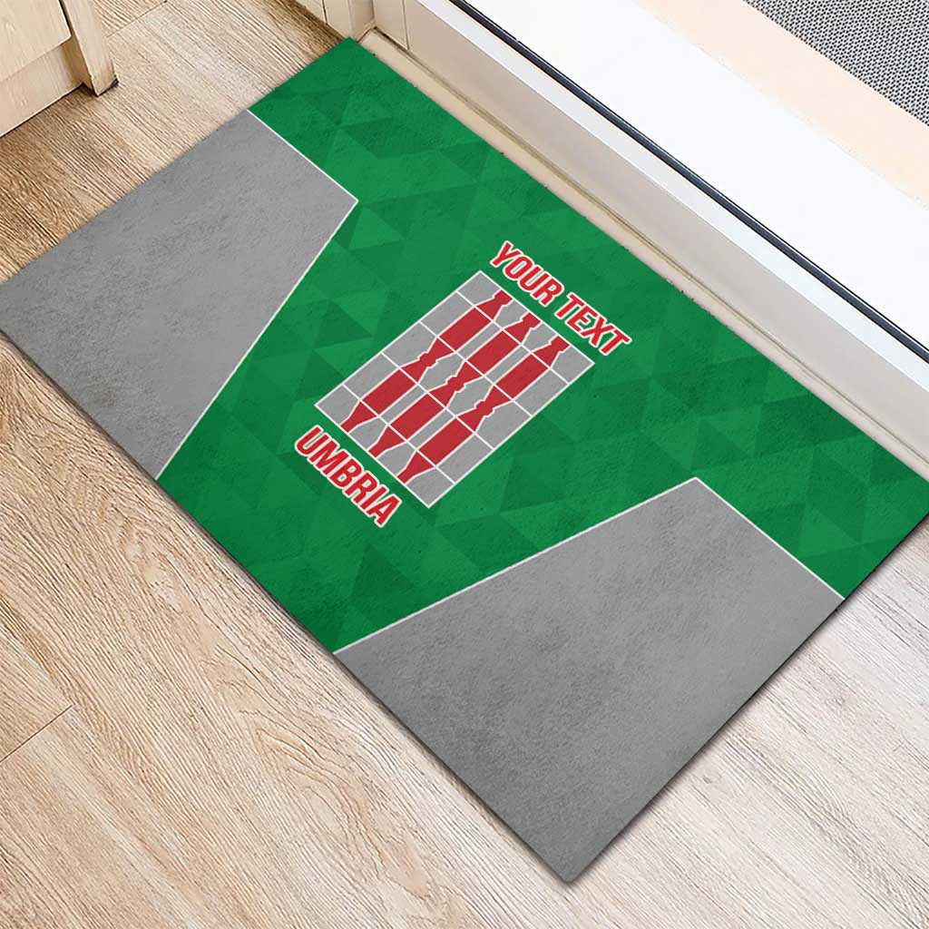 Personalized Italy Umbria Rubber Doormat Inspiration Flags Style LT9