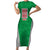 Personalized Italy Umbria Short Sleeve Bodycon Dress Inspiration Flags Style LT9