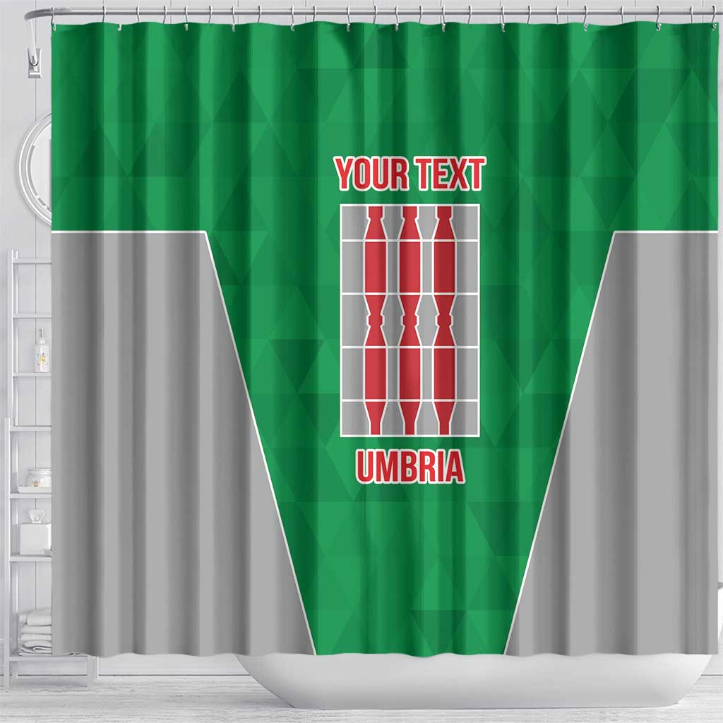 Personalized Italy Umbria Shower Curtain Inspiration Flags Style LT9