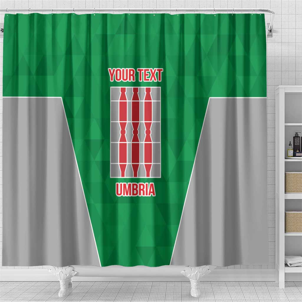 Personalized Italy Umbria Shower Curtain Inspiration Flags Style LT9
