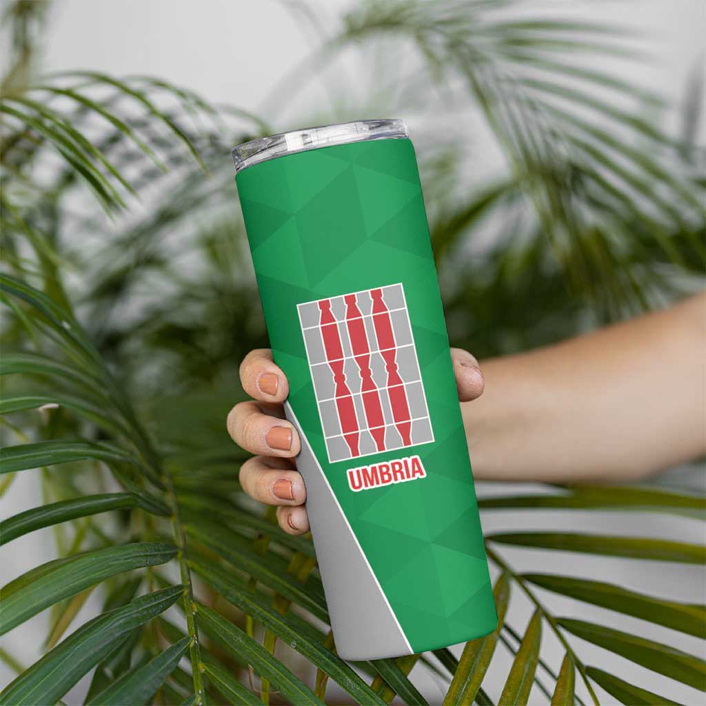 Personalized Italy Umbria Skinny Tumbler Inspiration Flags Style LT9