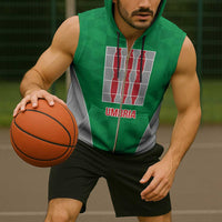 Personalized Italy Umbria Sleeveless Zip Hoodie Inspiration Flags Style - Wonder Print Shop