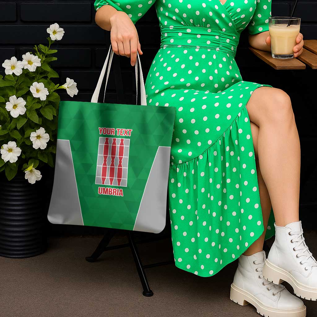 Personalized Italy Umbria Tote Bag Inspiration Flags Style - Wonder Print Shop