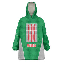 Personalized Italy Umbria Wearable Blanket Hoodie Inspiration Flags Style LT9