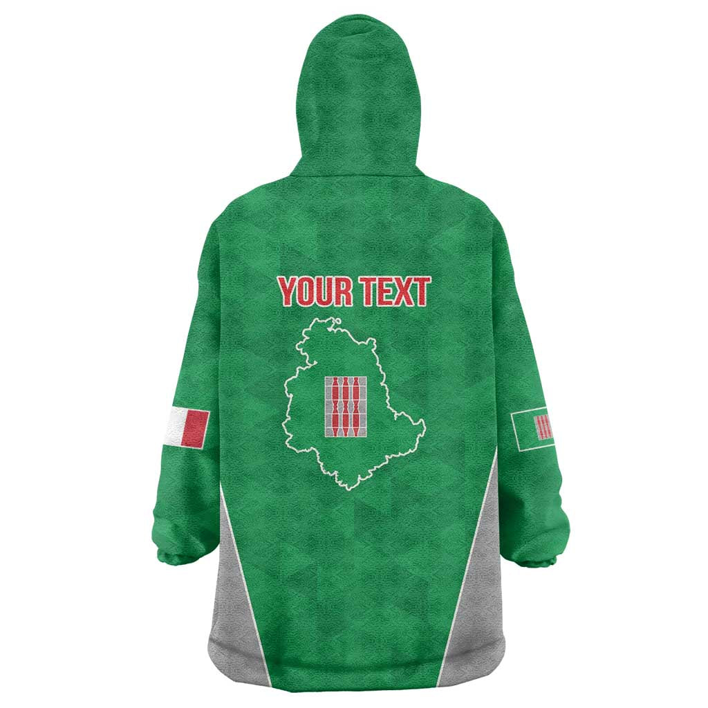 Personalized Italy Umbria Wearable Blanket Hoodie Inspiration Flags Style LT9