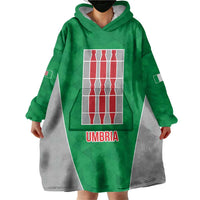 Personalized Italy Umbria Wearable Blanket Hoodie Inspiration Flags Style LT9