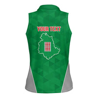 Personalized Italy Umbria Women Sleeveless Polo Shirt Inspiration Flags Style LT9