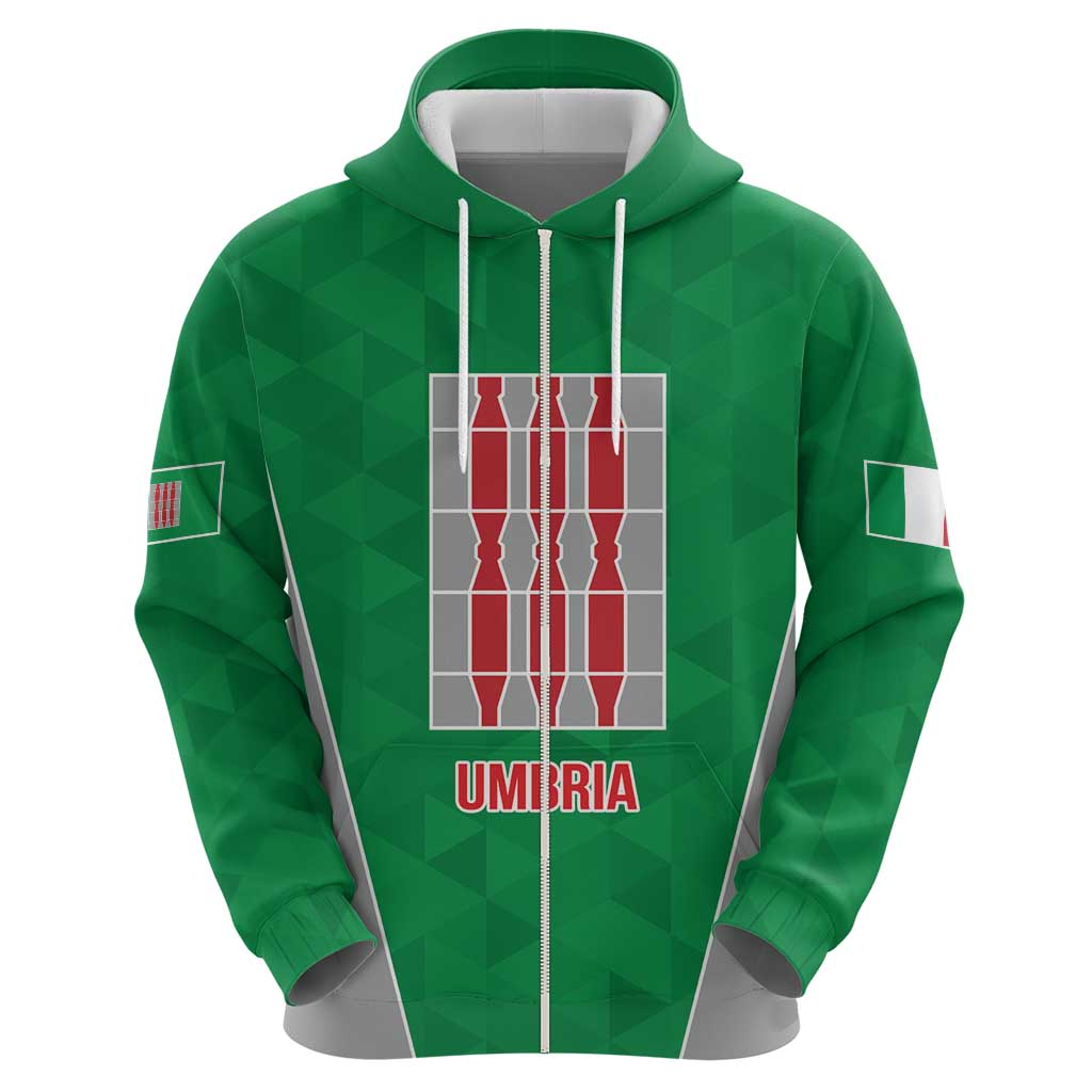Personalized Italy Umbria Zip Hoodie Inspiration Flags Style LT9