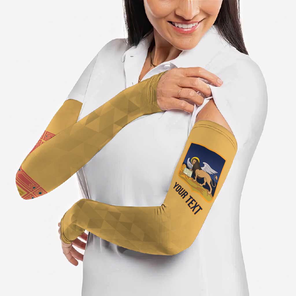 Personalized Italy Veneto Arm Sleeves Inspiration Flags Style - Wonder Print Shop