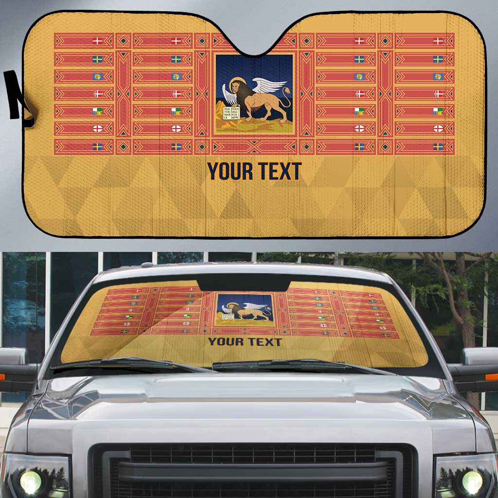 Personalized Italy Veneto Auto Sun Shade Inspiration Flags Style - Wonder Print Shop