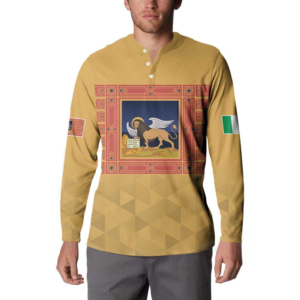 Personalized Italy Veneto Button Sweatshirt Inspiration Flags Style