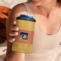 Personalized Italy Veneto 4 in 1 Can Cooler Tumbler Inspiration Flags Style