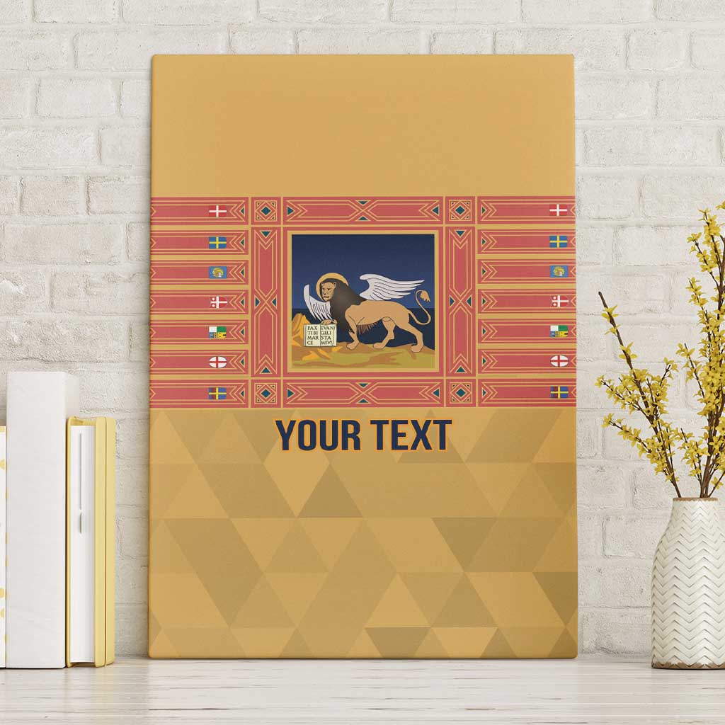 Personalized Italy Veneto Canvas Wall Art Inspiration Flags Style