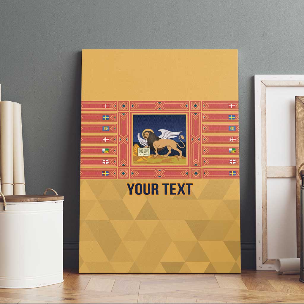 Personalized Italy Veneto Canvas Wall Art Inspiration Flags Style