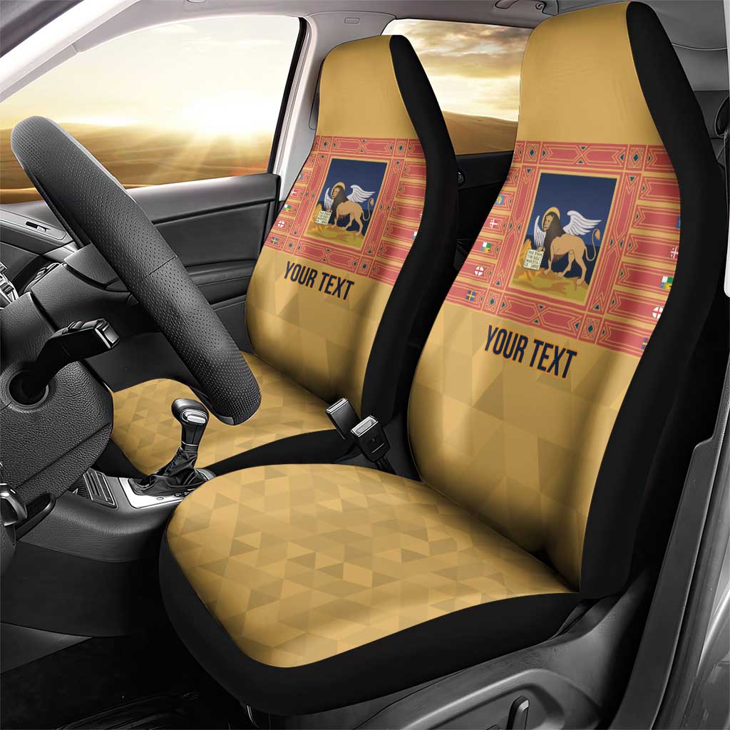Personalized Italy Veneto Car Seat Cover Inspiration Flags Style