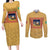 Personalized Italy Veneto Couples Matching Long Sleeve Bodycon Dress and Long Sleeve Button Shirt Inspiration Flags Style