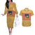 Personalized Italy Veneto Couples Matching Off The Shoulder Long Sleeve Dress and Hawaiian Shirt Inspiration Flags Style