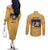 Personalized Italy Veneto Couples Matching Off The Shoulder Long Sleeve Dress and Long Sleeve Button Shirt Inspiration Flags Style