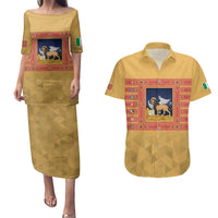Personalized Italy Veneto Couples Matching Puletasi and Hawaiian Shirt Inspiration Flags Style