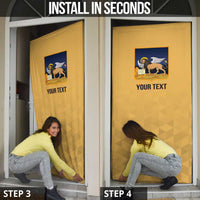 Personalized Italy Veneto Door Cover Inspiration Flags Style - Wonder Print Shop