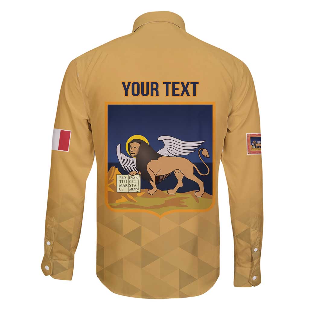 Personalized Italy Veneto Family Matching Long Sleeve Bodycon Dress and Hawaiian Shirt Inspiration Flags Style