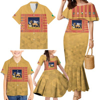 Personalized Italy Veneto Family Matching Mermaid Dress and Hawaiian Shirt Inspiration Flags Style