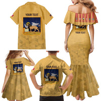 Personalized Italy Veneto Family Matching Mermaid Dress and Hawaiian Shirt Inspiration Flags Style