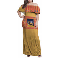 Personalized Italy Veneto Family Matching Off Shoulder Maxi Dress and Hawaiian Shirt Inspiration Flags Style