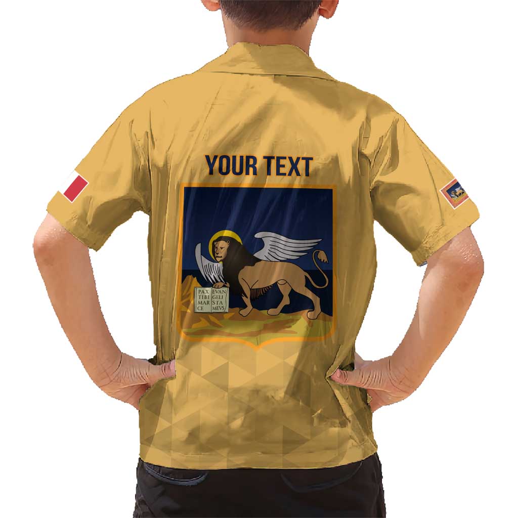 Personalized Italy Veneto Family Matching Short Sleeve Bodycon Dress and Hawaiian Shirt Inspiration Flags Style