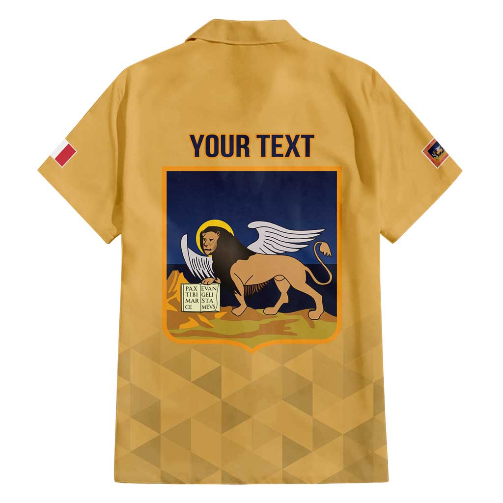 Personalized Italy Veneto Family Matching Short Sleeve Bodycon Dress and Hawaiian Shirt Inspiration Flags Style