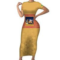 Personalized Italy Veneto Family Matching Short Sleeve Bodycon Dress and Hawaiian Shirt Inspiration Flags Style