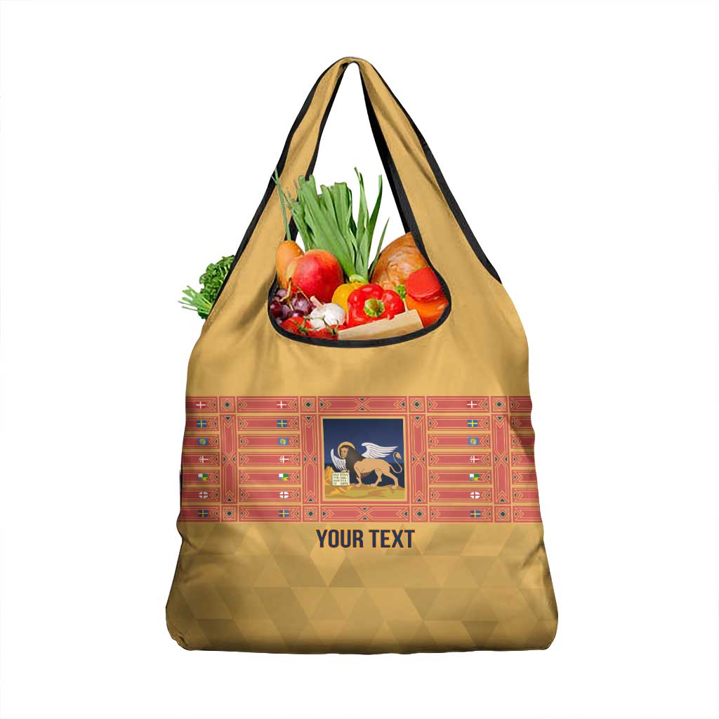 Personalized Italy Veneto Grocery Bag Inspiration Flags Style