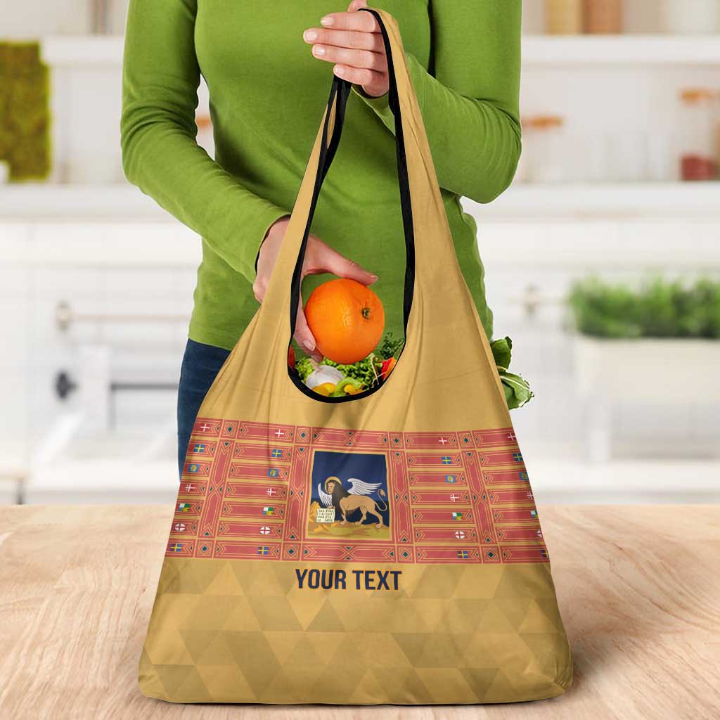 Personalized Italy Veneto Grocery Bag Inspiration Flags Style
