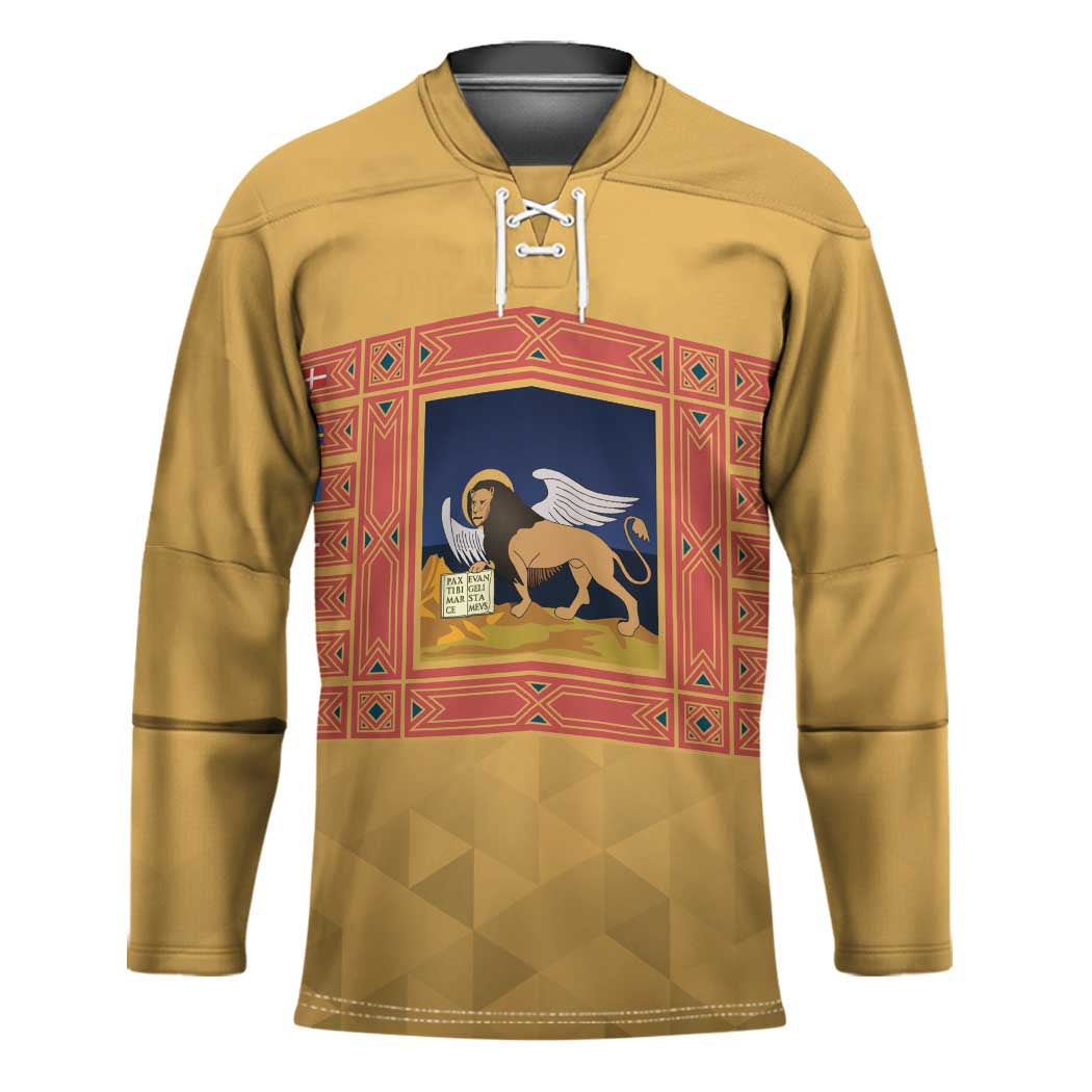 Personalized Italy Veneto Hockey Jersey Inspiration Flags Style - Wonder Print Shop