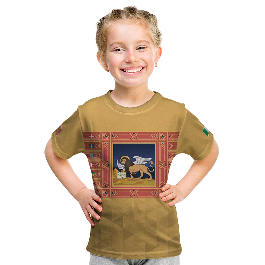 Personalized Italy Veneto Kid T Shirt Inspiration Flags Style