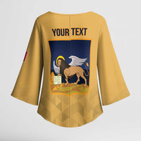 Personalized Italy Veneto Kimono Sleeve Blouse Inspiration Flags Style - Wonder Print Shop