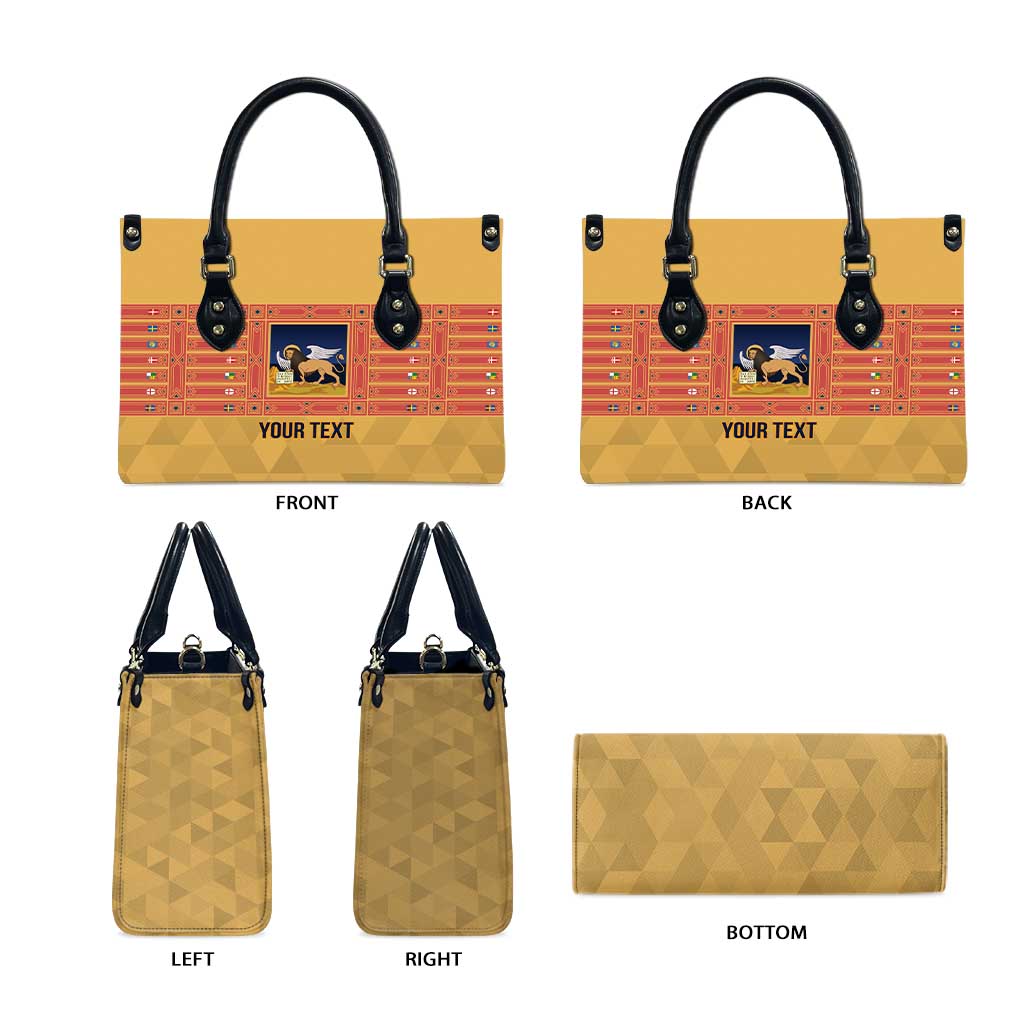 Personalized Italy Veneto Leather Bag Inspiration Flags Style - Wonder Print Shop