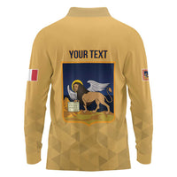 Personalized Italy Veneto Long Sleeve Polo Shirt Inspiration Flags Style
