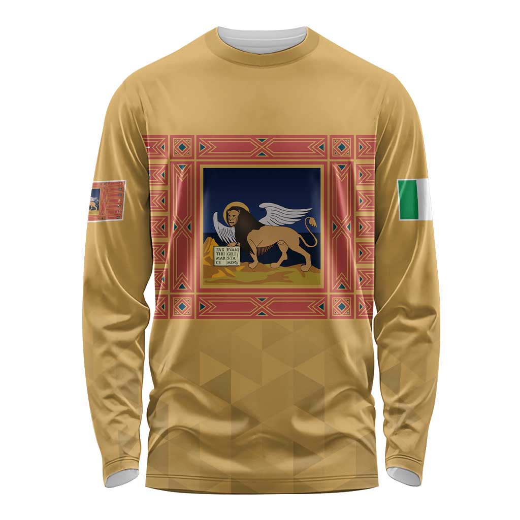 Personalized Italy Veneto Long Sleeve Shirt Inspiration Flags Style