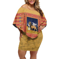 Personalized Italy Veneto Off Shoulder Short Dress Inspiration Flags Style