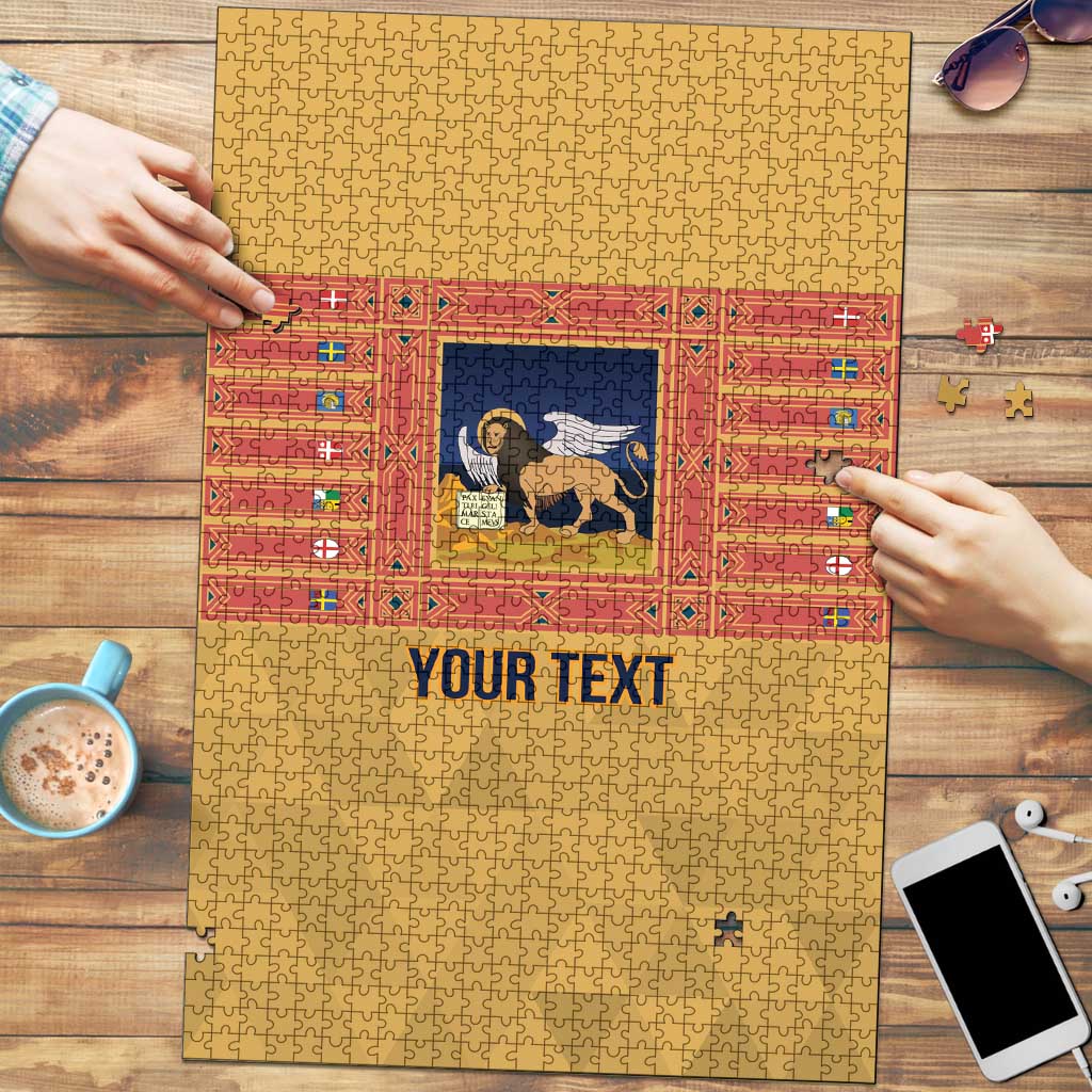 Personalized Italy Veneto Puzzle Inspiration Flags Style - Wonder Print Shop