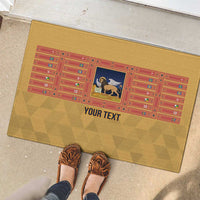 Personalized Italy Veneto Rubber Doormat Inspiration Flags Style